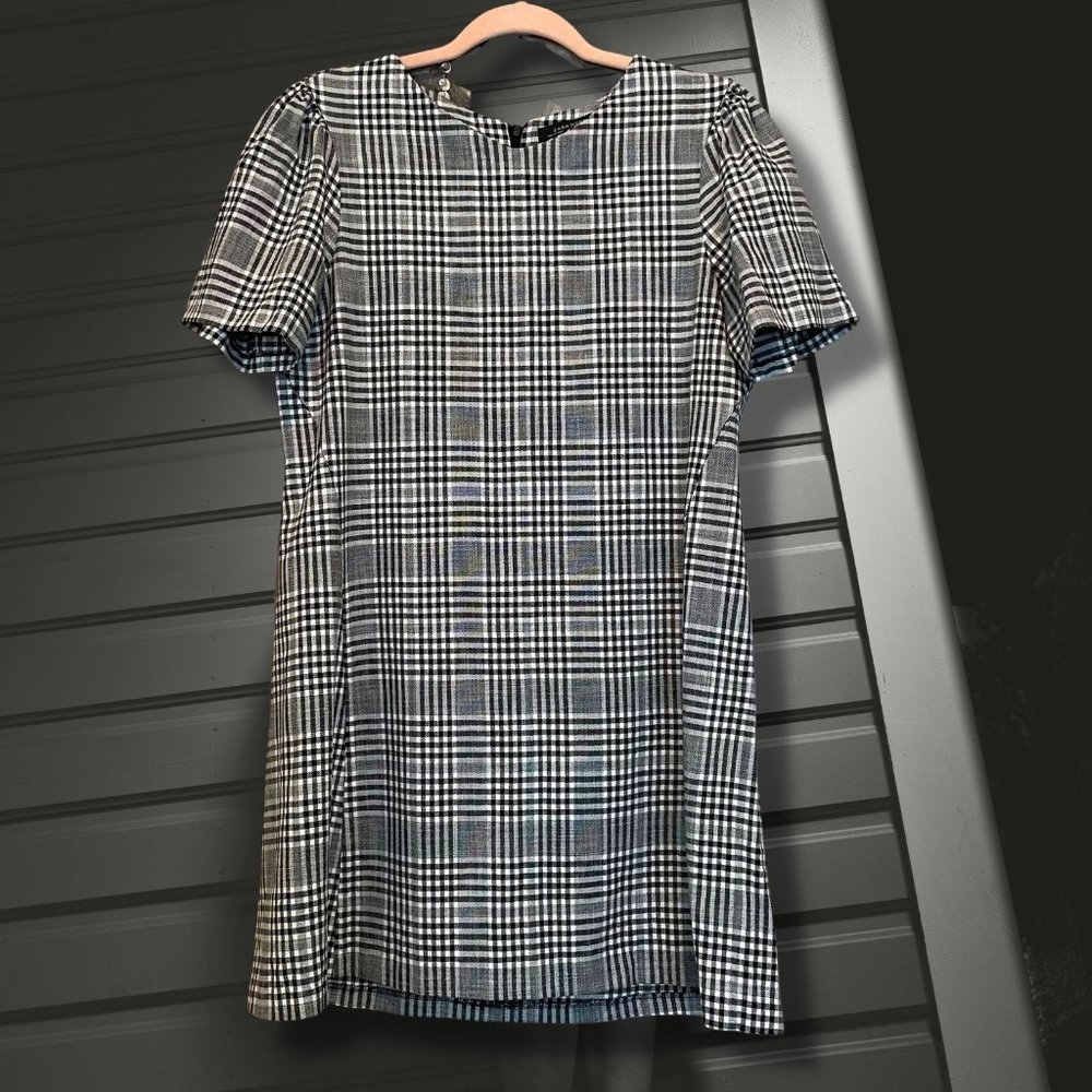 Zara Plaid Mini Dress
